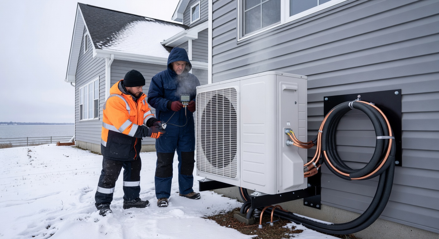 Installation thermopompe Québec – Lévis