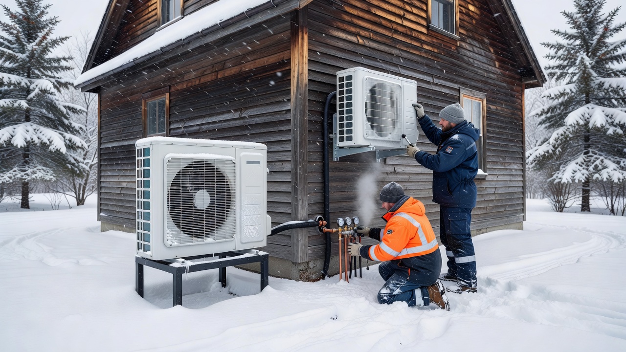 Installation thermopompe Québec – Saint-Apollinaire